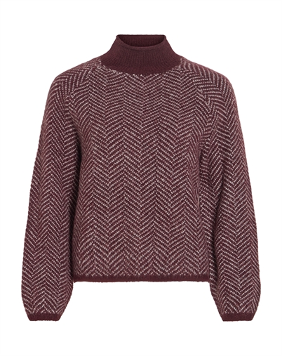 Vila - VILory High Neck Strik - Port Royale 